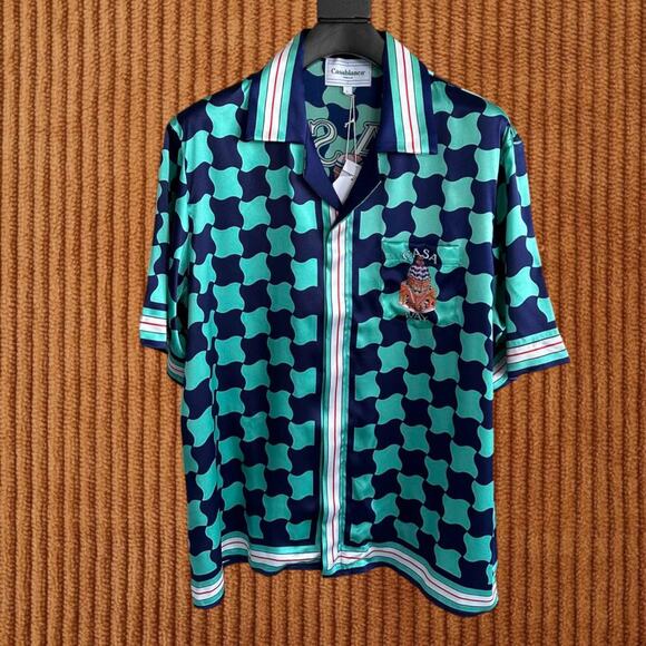 Casablanca Multicolour Short Sleeve Shirt - Picture 1 of 4